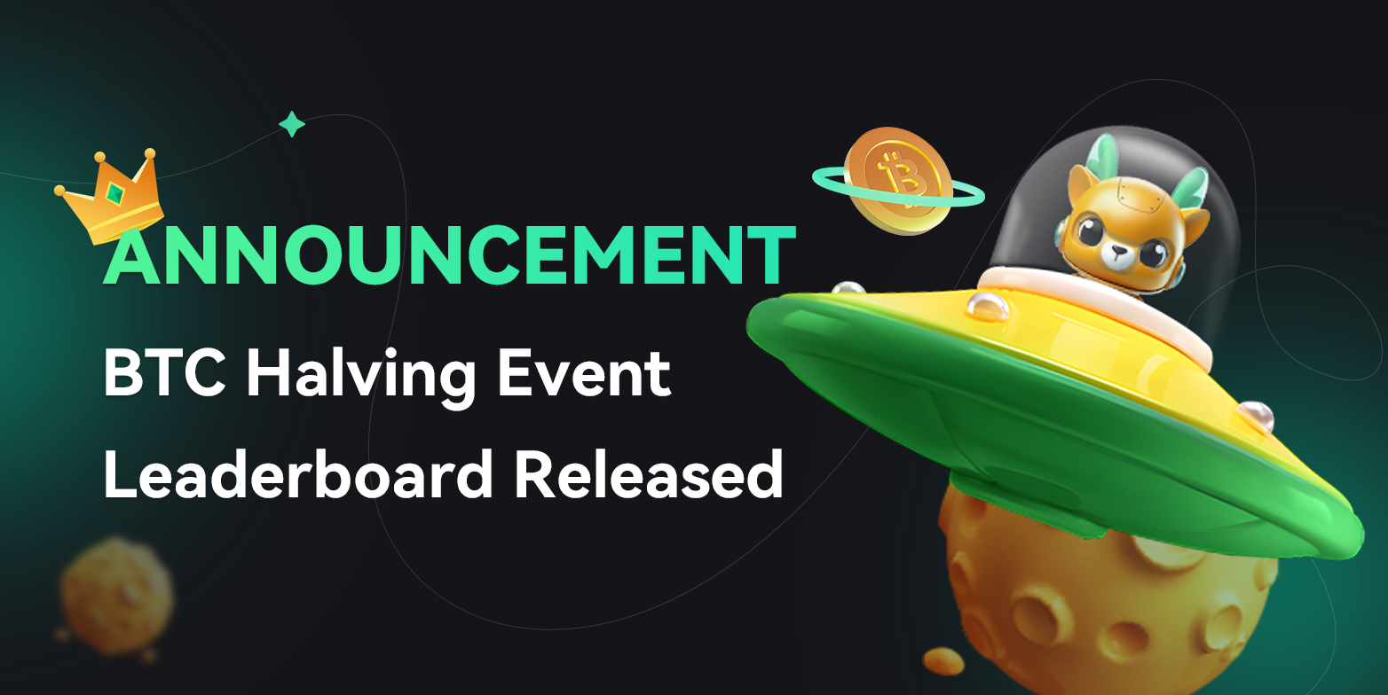 Announcement: BTC Halving Event Leaderboard Released