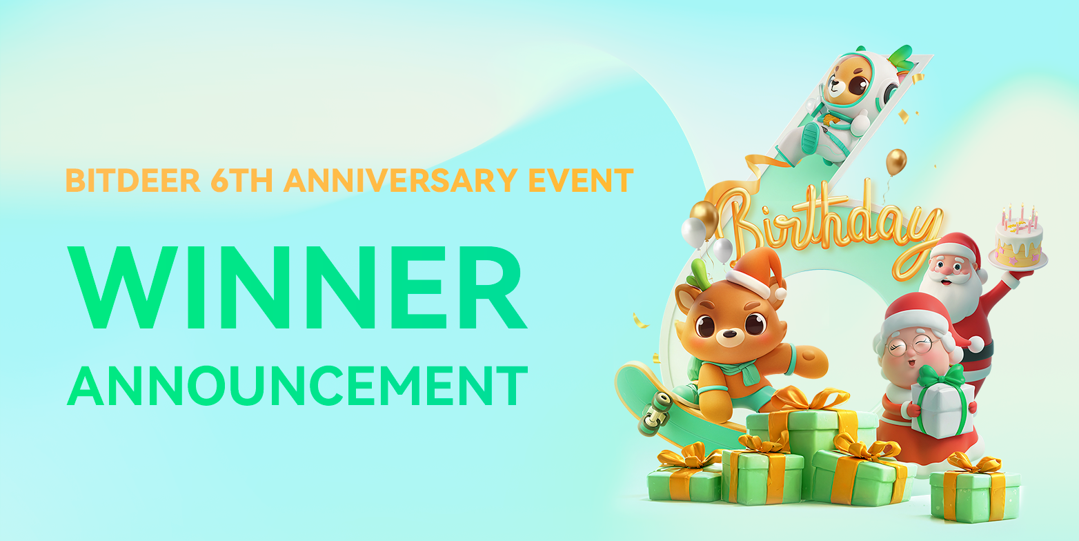 Bitdeer 6th Anniversary Event – Winner Announcement