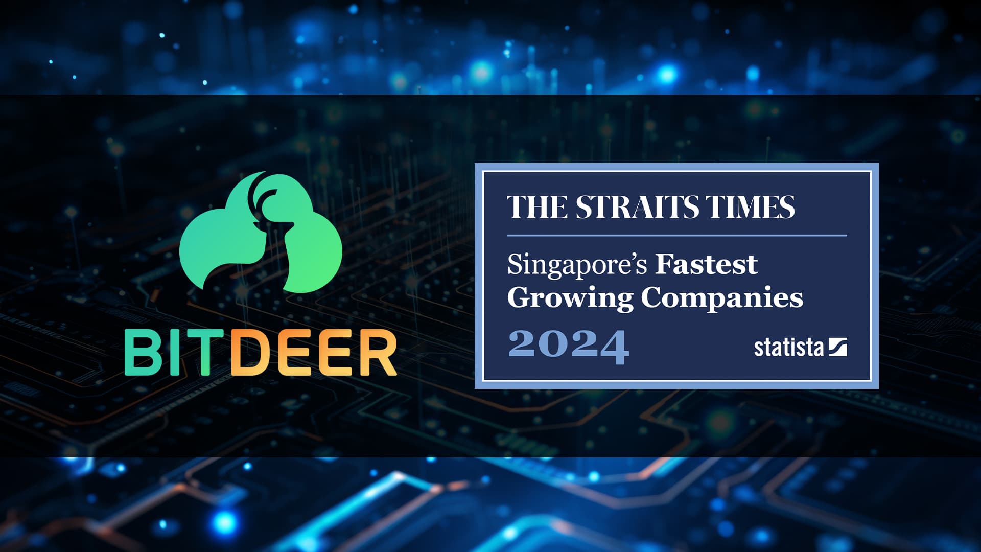  Bitdeer Named One of Singapore’s Fastest Growing Companies 2024
